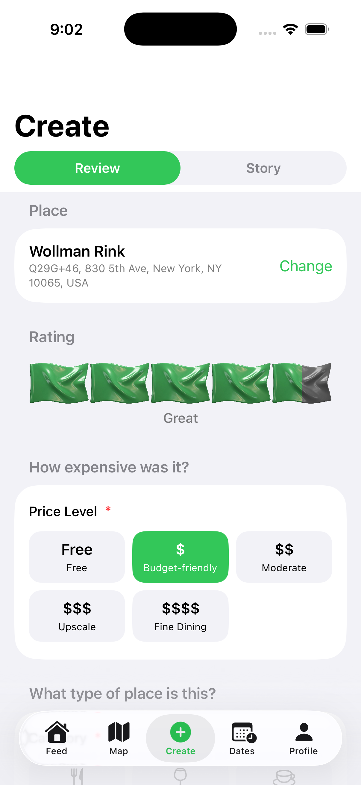 Green flag rating system